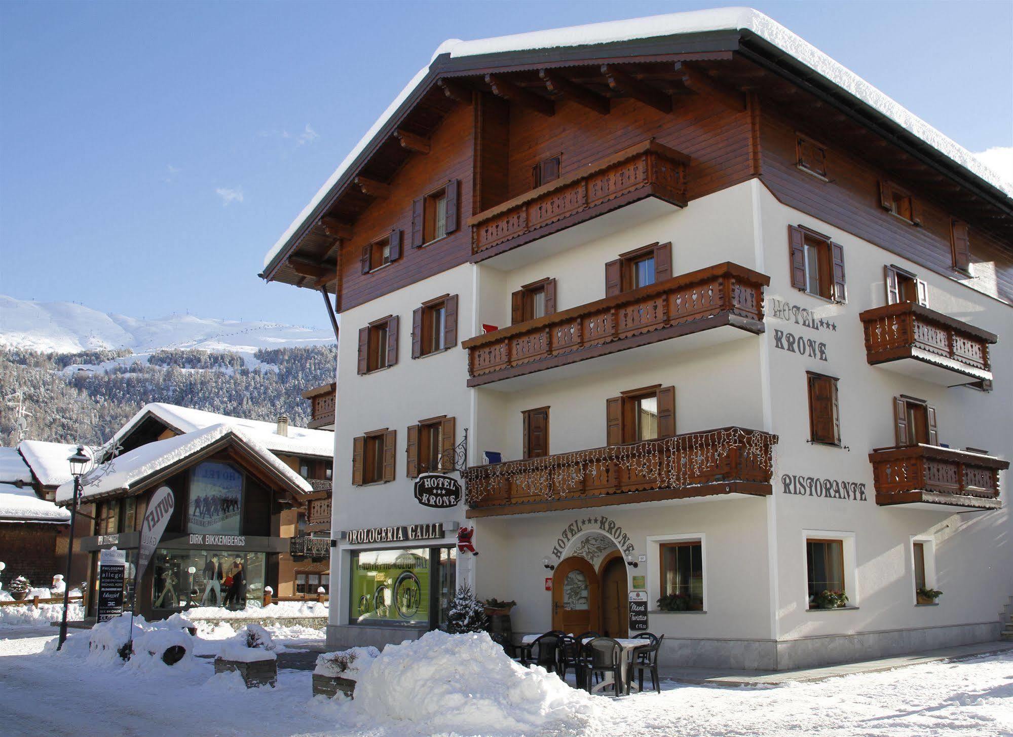 Hotel Krone Livigno Eksteriør bilde